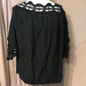 Beautiful Black Top, Size 2xl, Nwot
